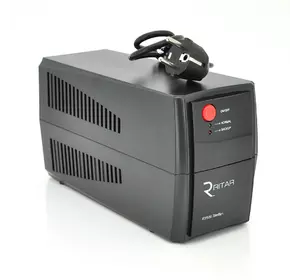 ДБЖ Ritar RTP500 (300W) Standby-L, LED, AVR 1st, 2xSCHUKO socket, 1x12V4.5Ah, plastik Case. ( 300*140*205 ) 3,56 кг Q4
