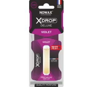 Ароматизатор целюлозний з капсулою Nowax серія X Drop Delux - Violet (25шт/ящ)