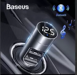 FM модулятор +АЗУ Baseus Energy Column Car Wireless MP3