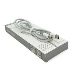 Кабель iKAKU KSC-723 GAOFEI PD60W smart fast charging cable (Type-C to Type-C), Silver, довжина 1м, BOX