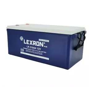Акумуляторна батарея Lexron LXR-12-210 GEL 12V 210 Ah (522 x 240 x 222) 59.5kg