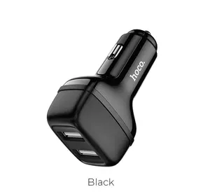 Адаптер автомобильный HOCO Leader Z36 |2USB, 2.4A| (black)