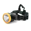 Налобний ліхтарик Watton WT-065, LED T6, 5W, 3 режими, корпус-пластик, водостійкий, ip44, вбудований акум 1200mAh, USB кабель, 6400K, BOX