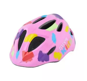 Велосипедный шлем детский GREY'S розовый глянц., M
