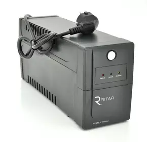 ДБЖ Ritar RTP800L-U (480W) Proxima-L, LED, AVR, 2st, USB, 2xSCHUKO socket, 1x12V9Ah, plastik Case. NEW!