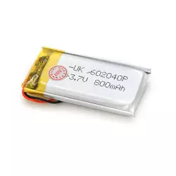 Літій-полімерний акумулятор 6*20*40mm (Li-ion 3.7В 800мА·год)