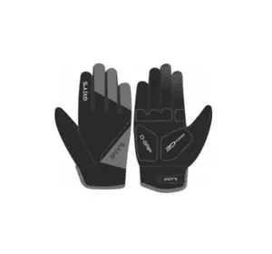 Перчатки GREY'S с длинным пальцем, гелевые вставки, цвет Черный, размер L (100шт/уп)