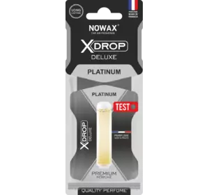 Ароматизатор целюлозний з капсулою Nowax серія X Drop Delux - Platinum (25шт/ящ)