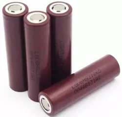 Акумулятор 18650 Li-Ion LG LGDBHG21865, 3000mAh, 20A, 4.2 / 3.6 / 2.5V, BROWN, PVC BOX, 2 шт. в упаковці, ціна за 1 шт