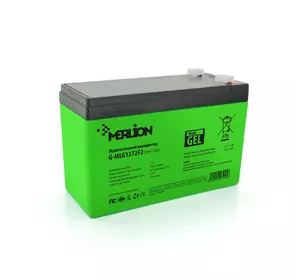 Акумуляторна батарея MERLION G-MLG1272F2 12 V 7,2 Ah ( 150 x 65 x 95 (100) ) Green Q10/480