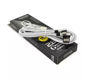 Кабель iKAKU KSC-028 JINDIAN charging data cable forType-C, Silver, довжина 1м, 2.4A, BOX