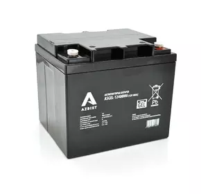 Акумулятор AZBIST Super GEL ASGEL-12400M6, Black Case, 12V 40.0Ah (196x165x173) Q1/96