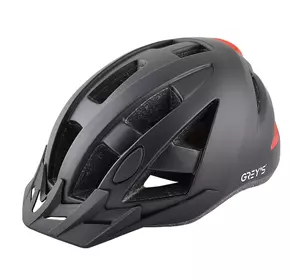Велосипедный шлем GREY'S черный мат., M