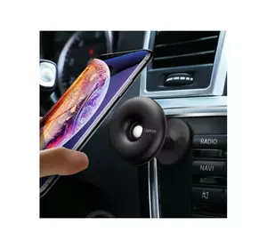 Автодержатель для телефона Baseus Star Ring Magnetic Car Bracket Paste type Black (SUGENT-HQ01)