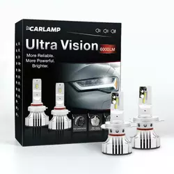 Светодиодные автолампы H4 CARLAMP Ultra Vision Led для авто 5000 Lm 6500 K (UV4)