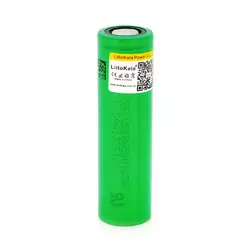 Акумулятор 18650 Li-Ion LiitoKala Lii-VTC5, 2600mah （2450-2650mah), 3.7V (2.75-4.2V), Green, PVC