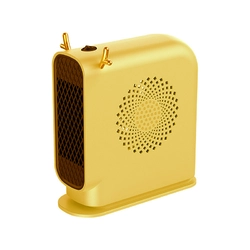 Тепловентилятор спіральний JIEBO-N8, 500W, жовтий, Box