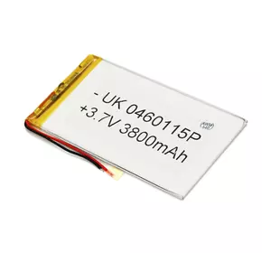 Літій-полімерний акумулятор 4*60*115mm 3,7V (Li-ion 3.7В 3500мА·год)
