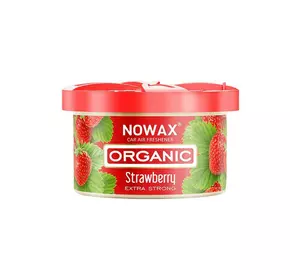 Ароматизатор повітря Nowax серія Organic - Strawberry (18шт/уп)