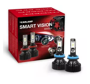 Светодиодные автолампы H11 Carlamp Smart Vision Led для авто 8000 Lm 6500 K (SM11)