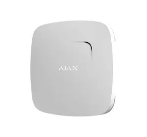 Бездротовий датчик детектування диму і чадного газу Ajax FireProtect Plus white