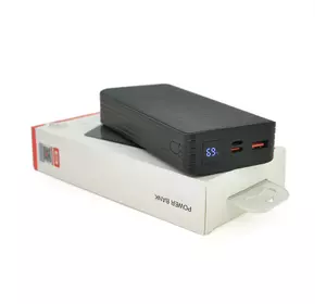 PowerBank XO-PR144 20000mAh, Input:5V/2А(Lightning),5V/3 А,9V/2А(Type-C),Output:5V/3А,9V/2А, 12V/1,5А(USB),Q68,PD20W, plastic, Black