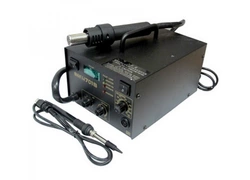 Паяльна станція BAKKU BK-701B цифрова індикація, фен, паяльник  (335*280*200) 4,29 кг