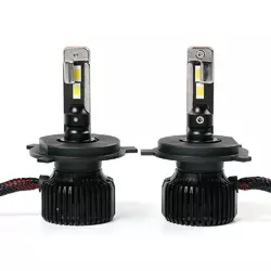Светодиодные автолампы H4 Carlamp Smart Vision Gen 2 малогабаритные лампы совместимые на 99% с вашим авто 8000Lm 6500K (SMGH4)