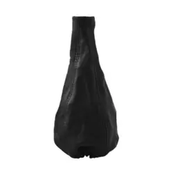 Чехол на КПП Carlife кожаный черного цвета на ВАЗ 2101-2107 (GS02)