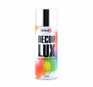 Акриловая краска хром NOWAX Bright Decor Lux 450мл