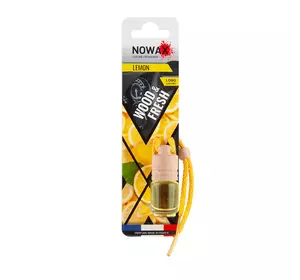 Ароматизатор автомобильный подвесной Nowax Wood and Fresh Lemon жидкость (NX07706)
