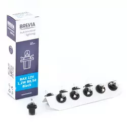 Галогенная лампа BREVIA B8.5d BAX Black 12V 1.2W 12321C