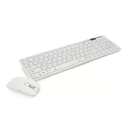 Комплект бездротовий K06 (KB+Mouse), (Eng / Pyc), 2.4G, White, Box