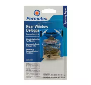 Набор Permatex для ремонта контакта обогревателя заднего стекла Rear Window Defogger Electrically Conductive Tab Adhesive (21351)