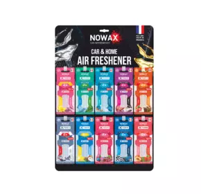 MIX ароматизаторів повітря Nowax серія X Twice (10шт/уп)