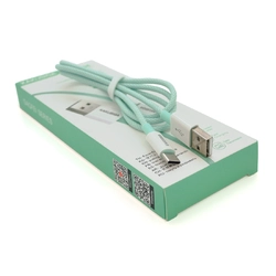 Кабель iKAKU KSC-723 GAOFEI smart charging cable for Type-C, Green, довжина 1м, 2.4A, BOX