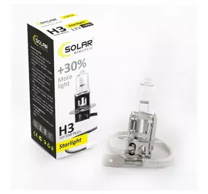 Галогеновая лампа SOLAR H3 +30% 12V 1203