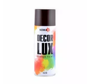 Акриловая краска глянцевая коричневая NOWAX Decor Lux (3007) 450мл