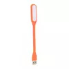 Ліхтарик гнучкий LED USB, Orange, OEM