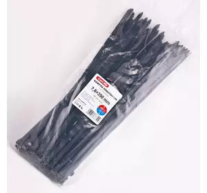 Хомуты пластиковые CARLIFE 7,6x350 мм Черные