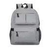Рюкзак для ноутбука 15.6 ", матеріал нейлон, вихід під USB-кабель, сірий, Q50