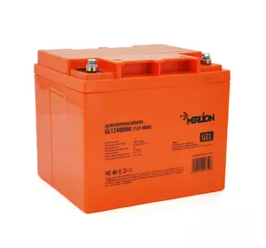 Акумуляторна батарея MERLION GL12400M6 12 V 40 Ah (198 x 165 x 170 ) Orange Q1/96