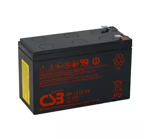 Акумуляторна батарея CSB GP1272F2, 12V 7,2Ah (151х65х100мм) 2,4 кг Q10/420