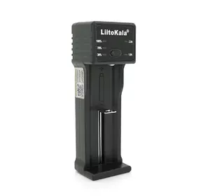 ЗУ універсальне Liitokala Lii-100C, 1 канал, LED дисплей, USB, підтримує 3.7V/3.8V Lion/3.2V Li-Fe/1.2V NIHM/21700/18650/16340/AAA/AA/SC/S