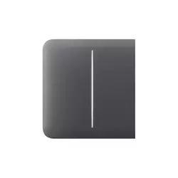 Бічна кнопка для двоклавішного вимикача Ajax SideButton (2-gang) graphite