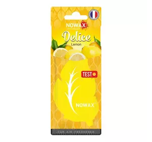Ароматизатор повітря целюлозний Nowax серія Delice - Lemon (50шт/уп)