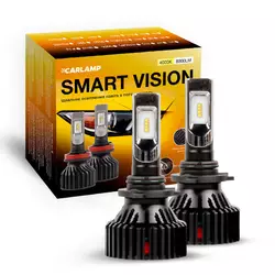 Светодиодные автолампы HB4 Carlamp Smart Vision Led для авто 8000 Lm 4000 K (SM9006Y)