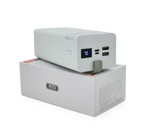 PowerBank XO-PR130-40000mAh,Input:5V/2.5A,9V/2A,12V/1.5A(Micro,Type-C,Lightning),Output:5V/4.5A,5V/3A,9V/2A,12V/1.5A(2хUSB,Type-C),Q44,plastic,White