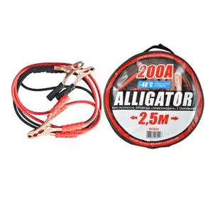 Пусковые провода ALLIGATOR BC622 CarLife 200A 2,5м сумка