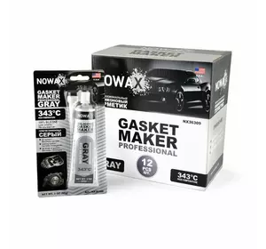 Серый силиконовый герметик прокладок NOWAX Gasket Maker Gray